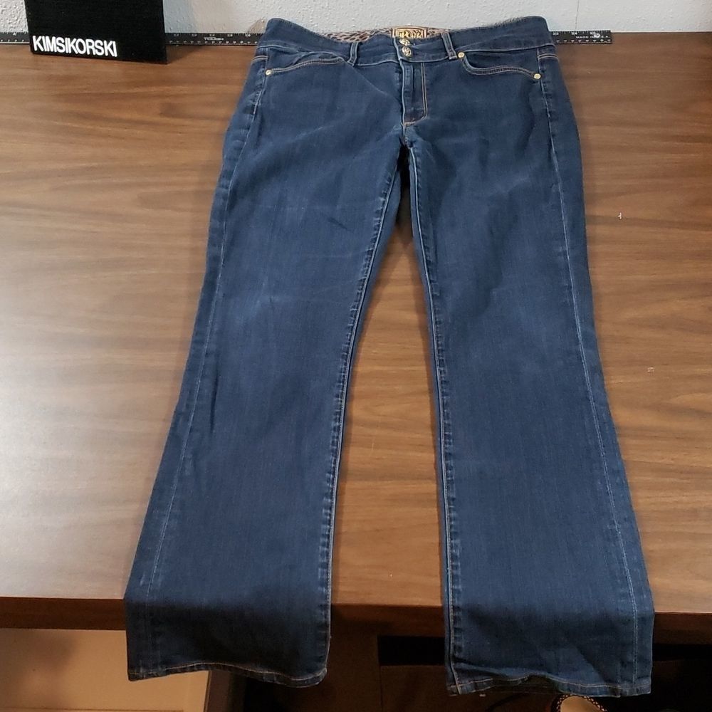 Rich and Skinny‎ Raw Aluminum Dark Wash Jeans